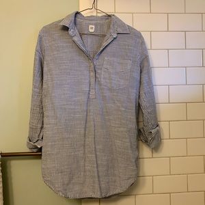 GAP Tops - Gap blue/white striped shirt GAP Tops - Gap blue/white striped shirt